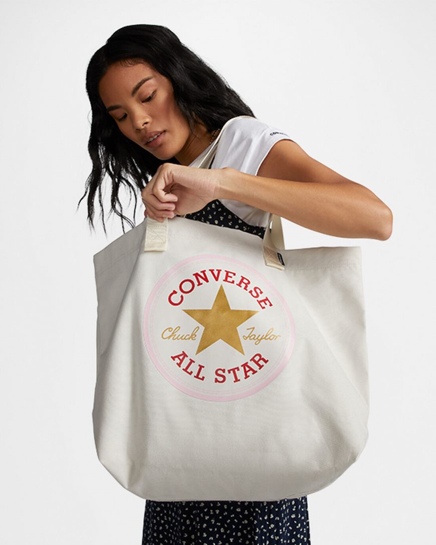 Dámské Tašky Converse All Star Patch Tote Béžový | CZ MGWH46